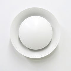Handcrafted White Oculus Wall or Ceiling Light by Gallery L7