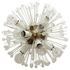 Austrian Mid-Century Modern Emil Stejnar Flush Mount Light, 1950
