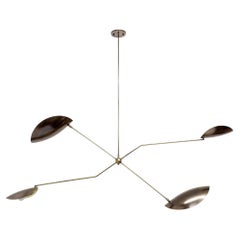 Handcrafted Aged Brass Chandelier 'Calder' by Gallery L7