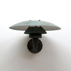 Poul Henningsen PH 4½/3 Copper Outdoor Wall Lights, 1950