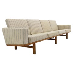 4-Sitzer-Sofa im dänischen Modern-Stil, Modell GE-236/4, von Hans J. Wegner für Getama, 1950