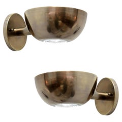 Handcrafted Brass Wall Lights 'Oregon' by Gallery L7
