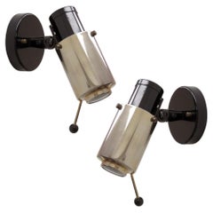 Set of 2 'Zodiac' Wall Lights by Jacques Biny for Lita, 1950