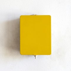Charlotte Perriand 'CP-1' Wall Lights in Enameled Yellow, 1960