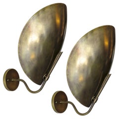 Handcrafted Brass Wall Lights 'Beetle' by Gallery L7