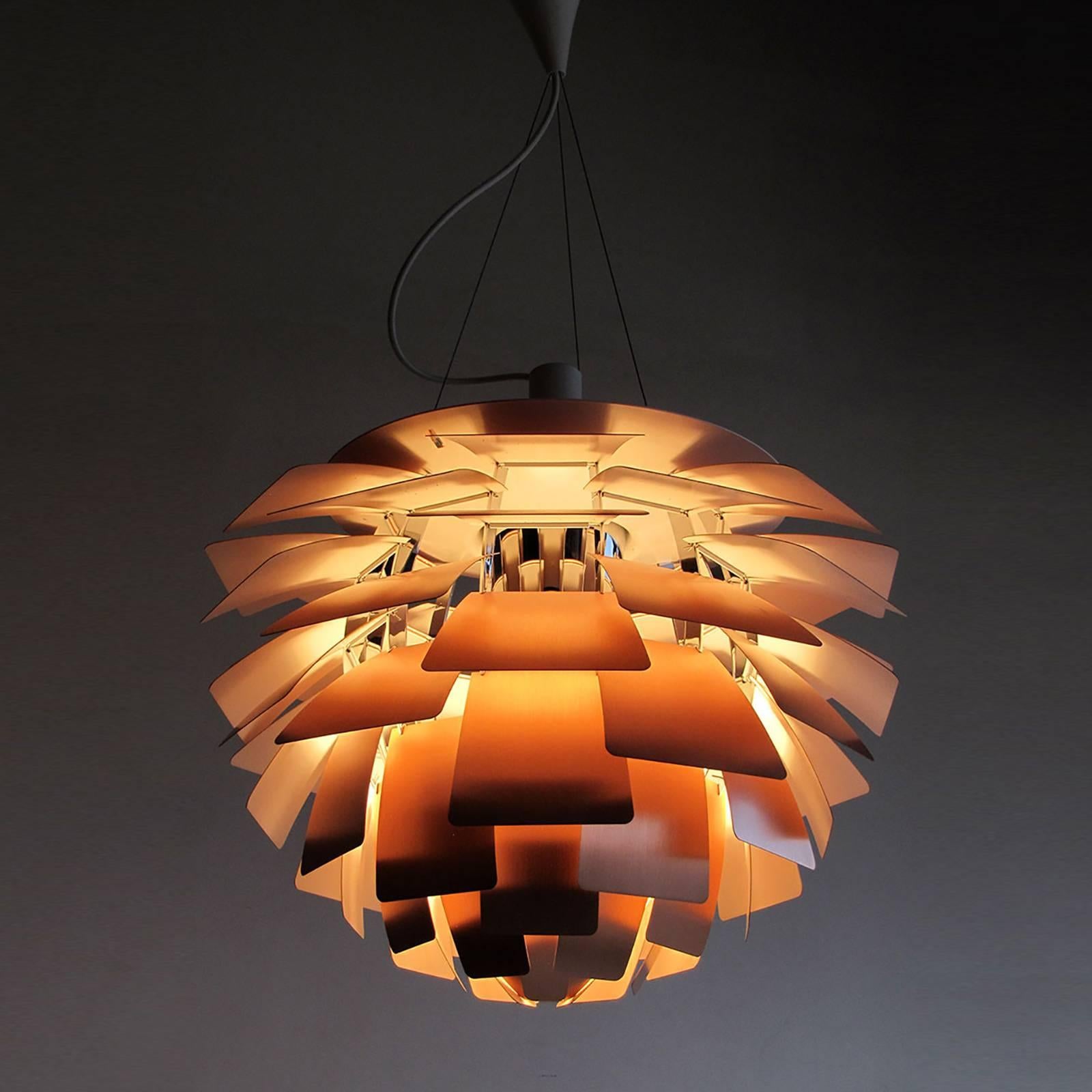 PH Artichoke Copper Lamp by Poul Henningsen In Excellent Condition In Los Angeles, CA