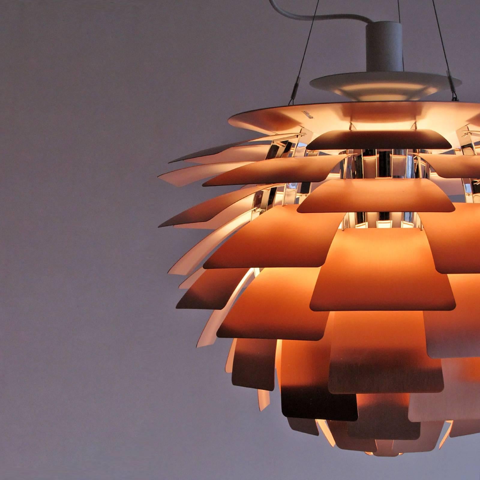Danish PH Artichoke Copper Lamp by Poul Henningsen