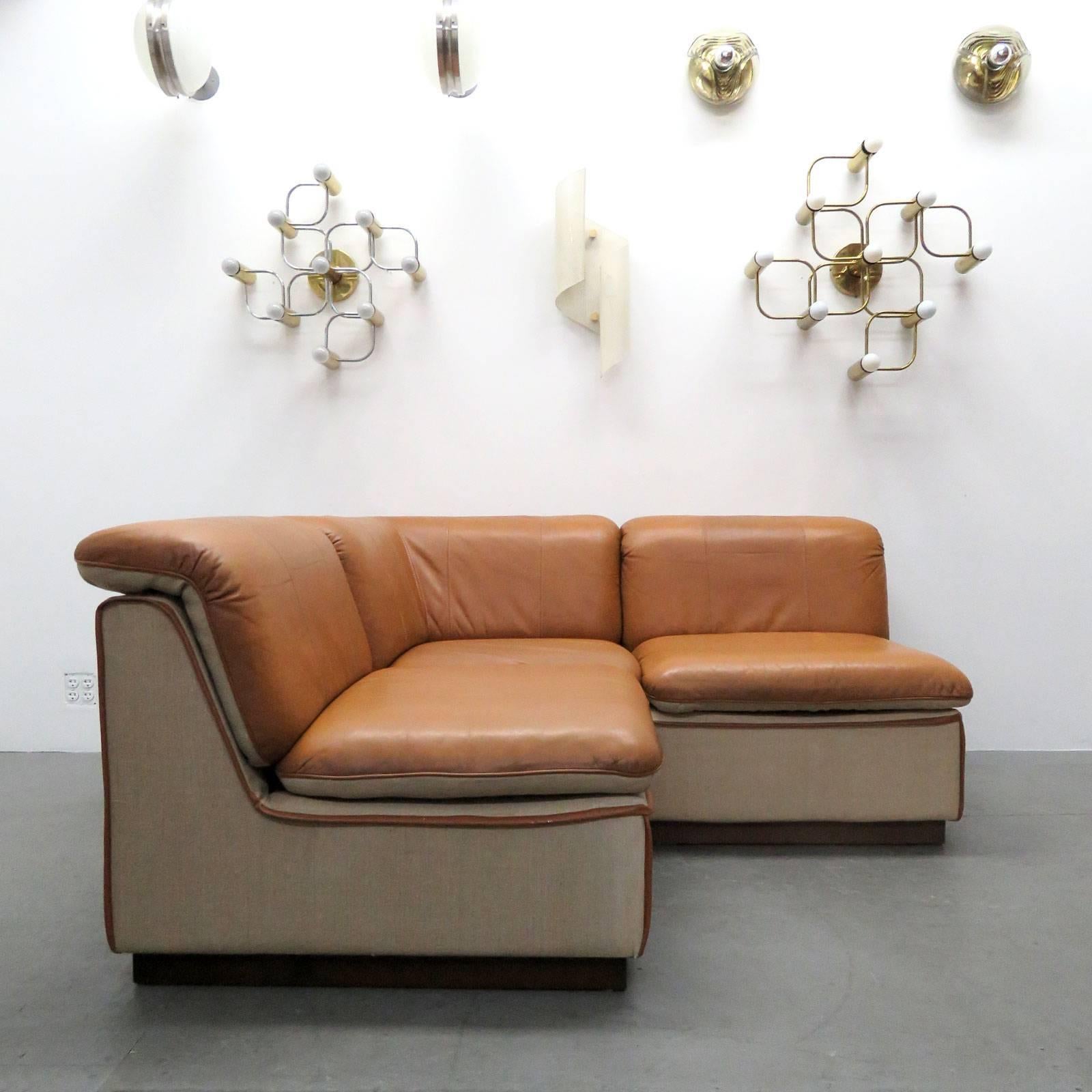 Finnish Modular Leather Sofa 1