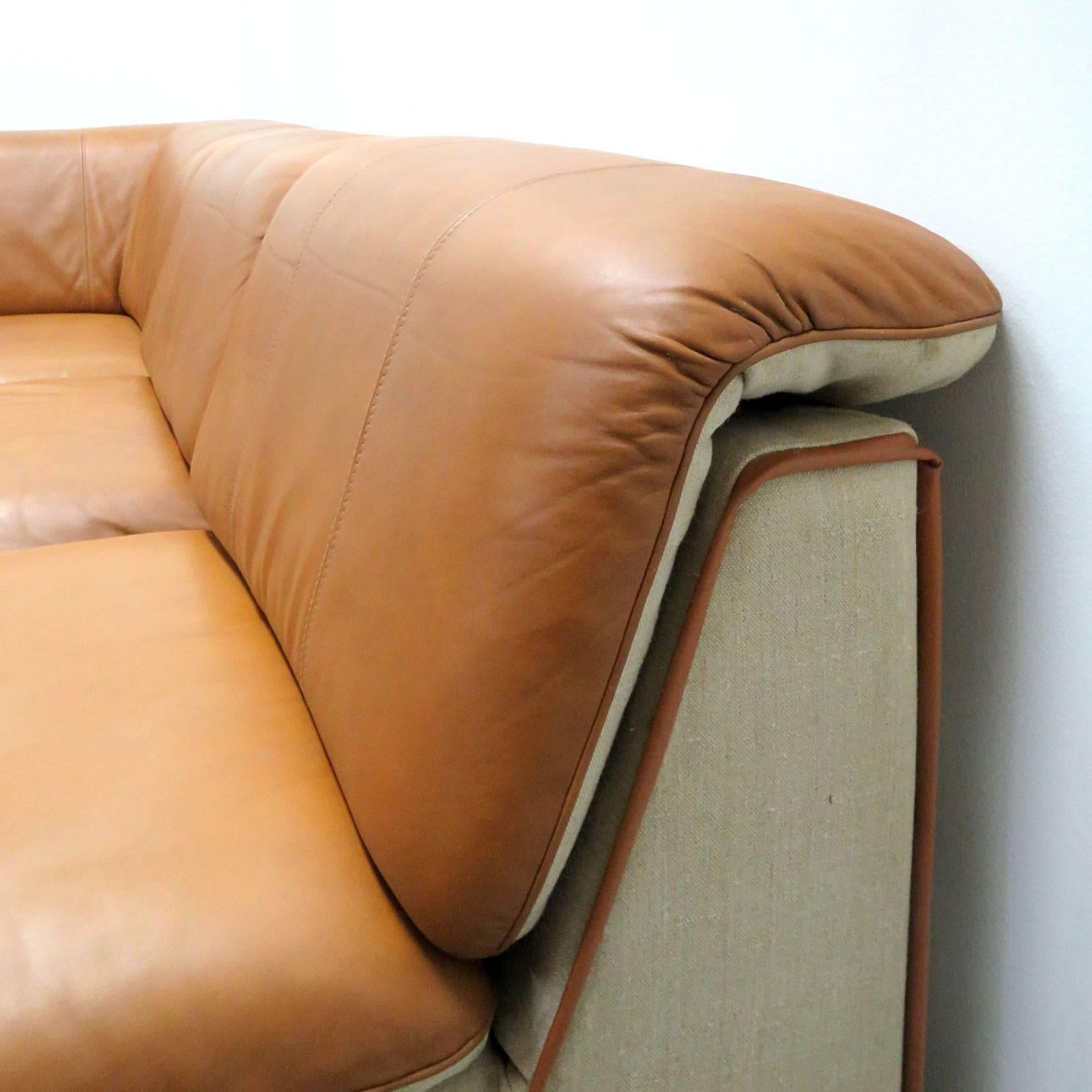 Finnish Modular Leather Sofa 4