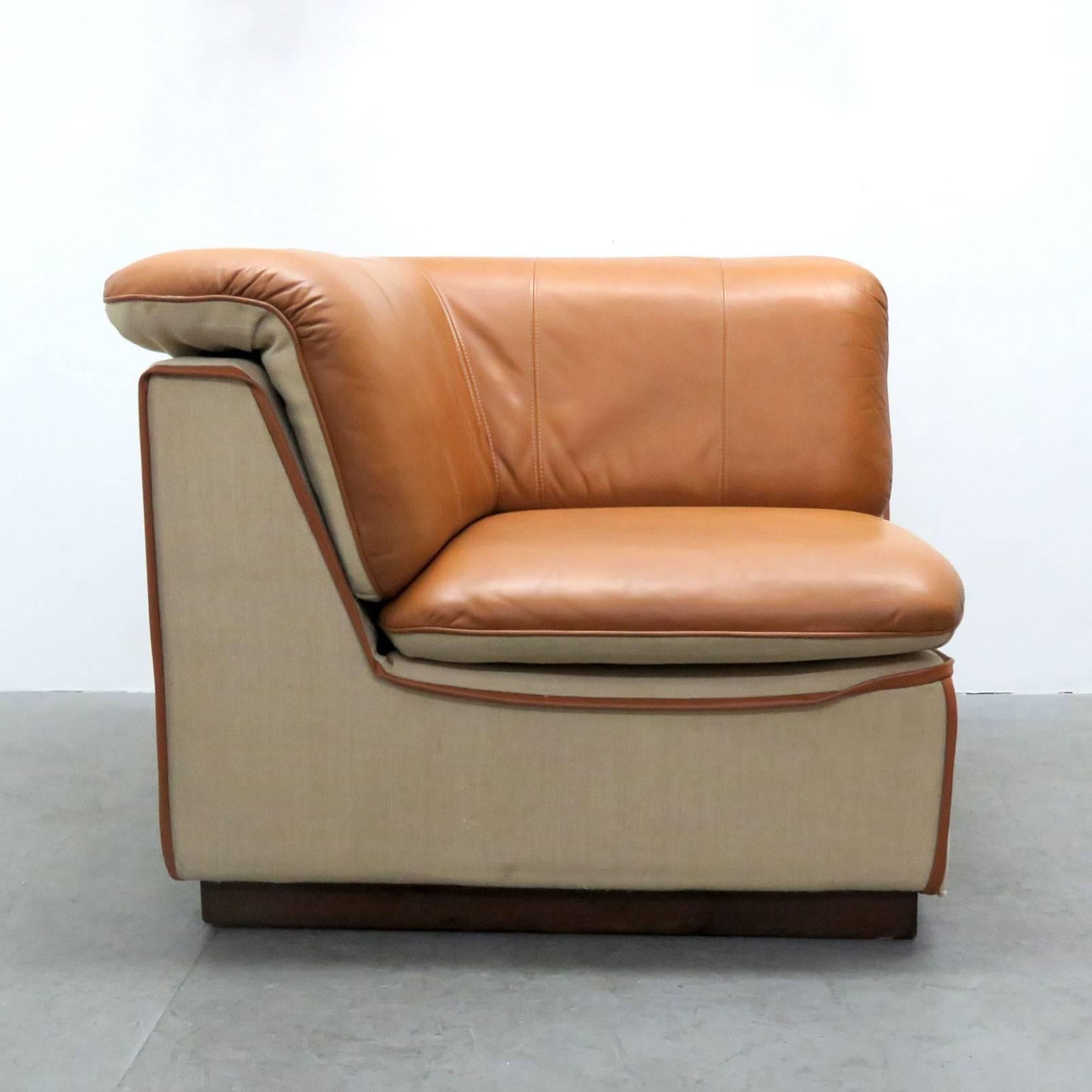 Finnish Modular Leather Sofa 3
