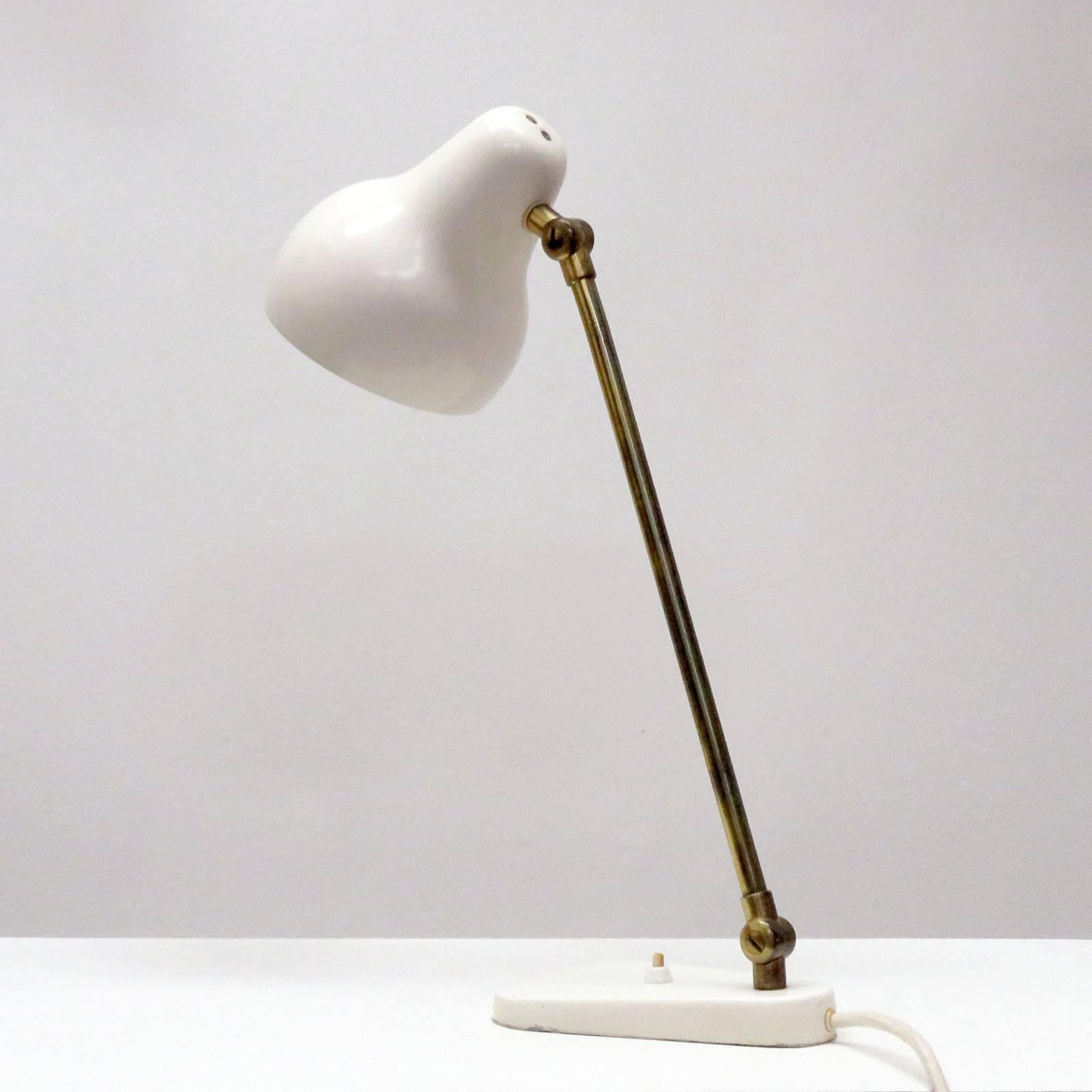 Vilhelm Lauritzen Table Lamp by Louis Poulsen in Denmark In Excellent Condition In Los Angeles, CA