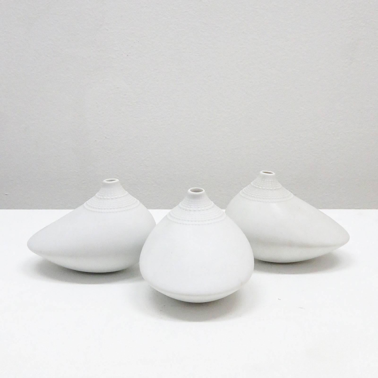 Tapio Wirkkala 'Pollo' Vases for Rosenthal Studio Line, 1970 (Porzellan)