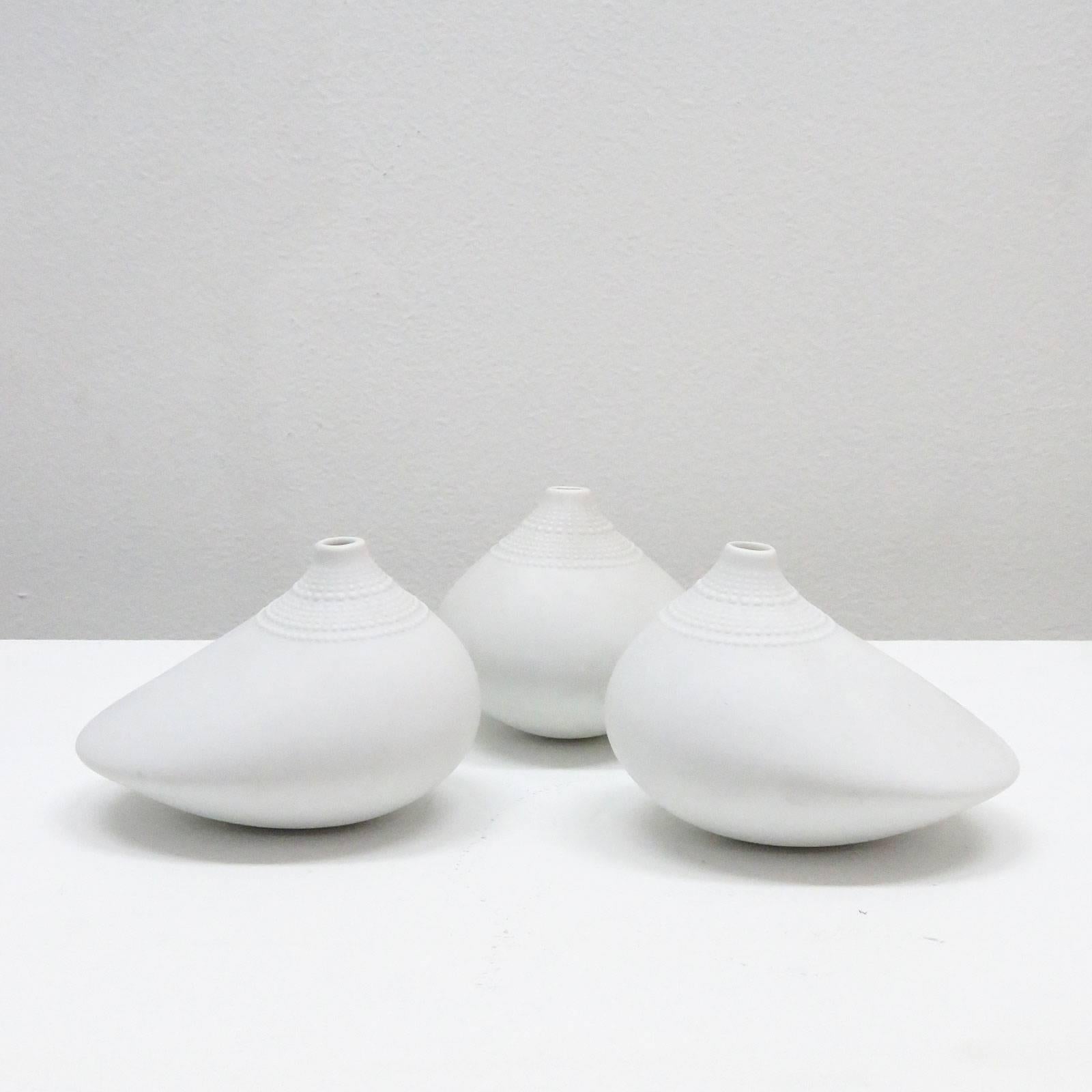 Mid-Century Modern Tapio Wirkkala 'Pollo' Vases for Rosenthal Studio Line, 1970
