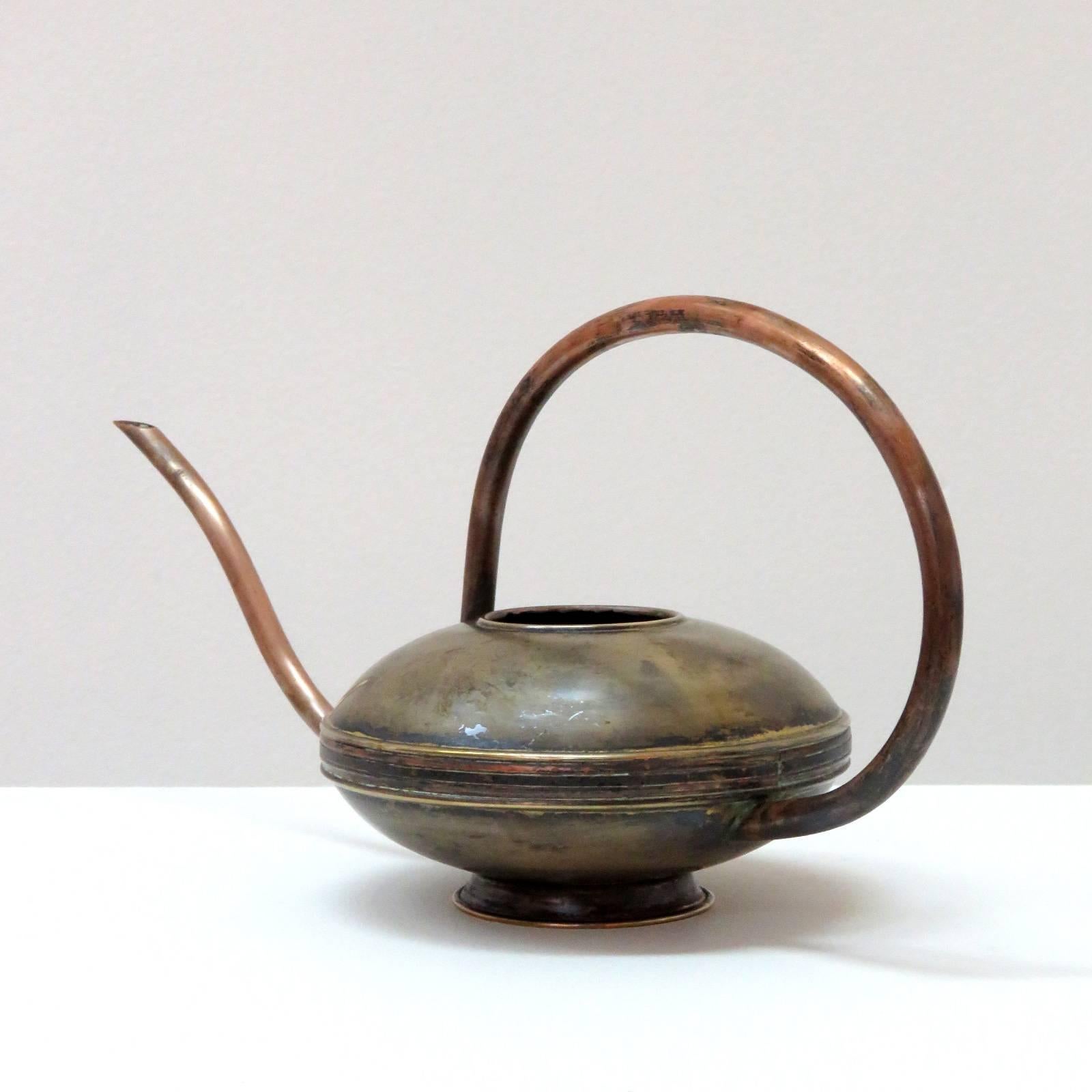 German Brass and Copper Watering Can, 1950 2
