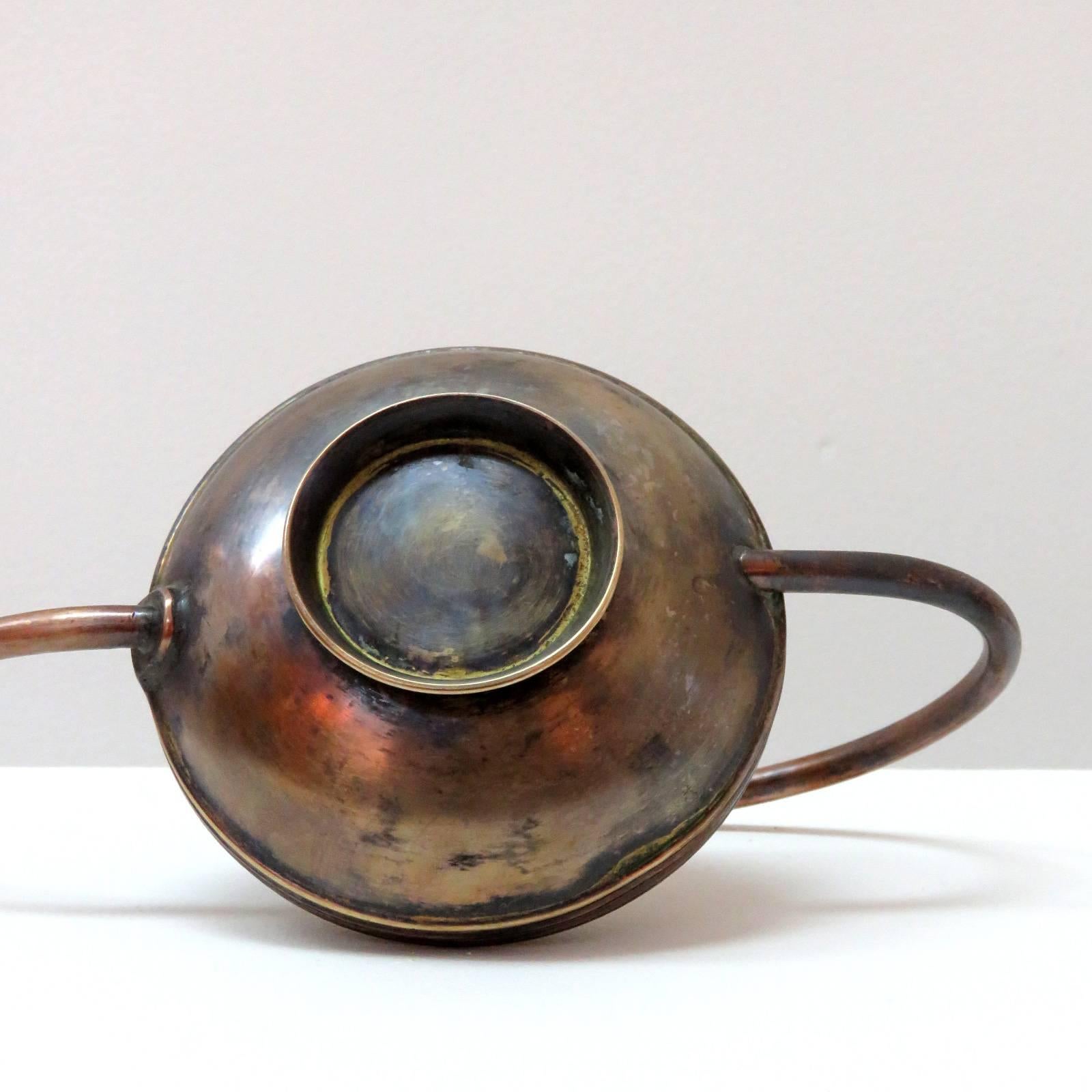 German Brass and Copper Watering Can, 1950 3