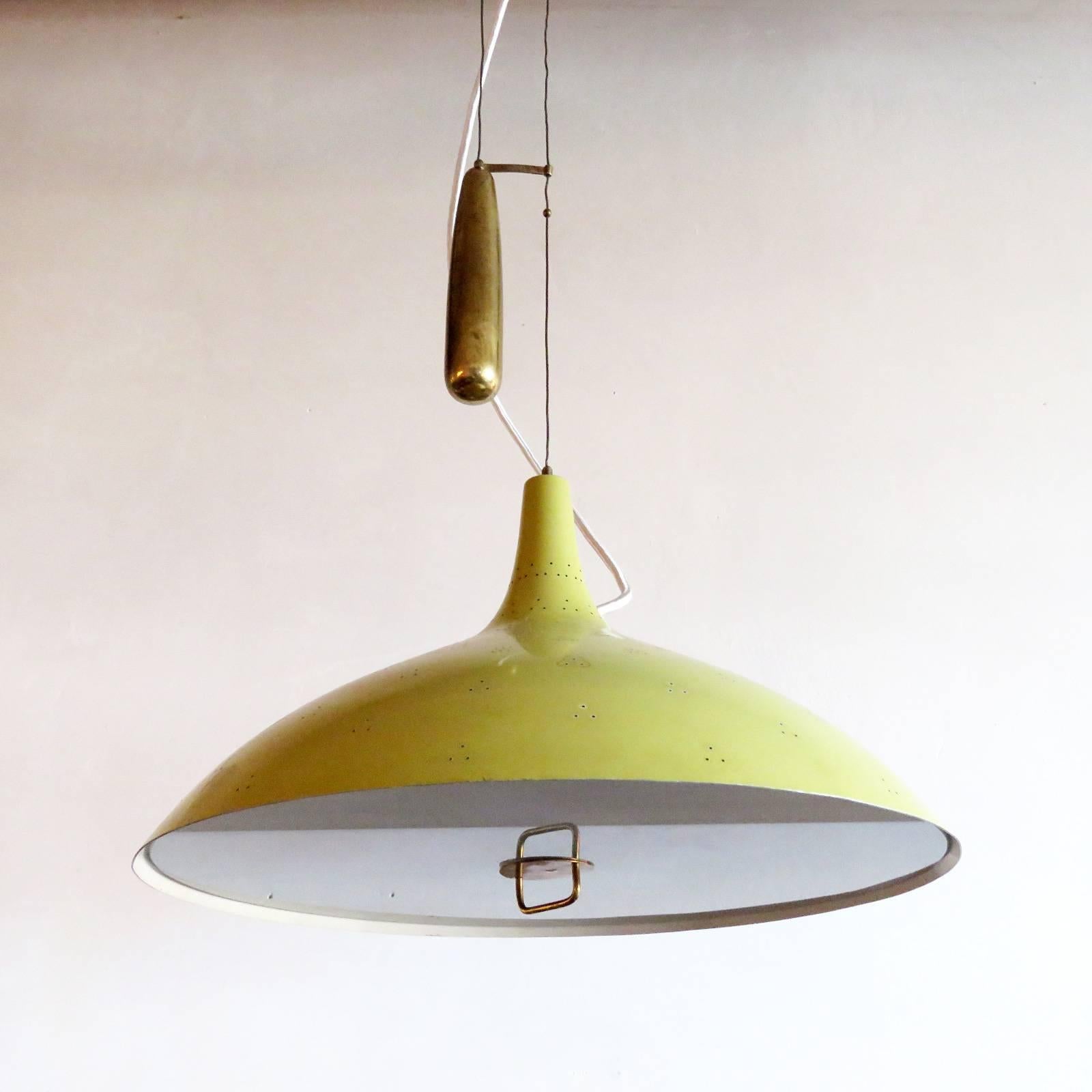 Mid-Century Modern Large Paavo Tynell Counter Weight Chandelier 