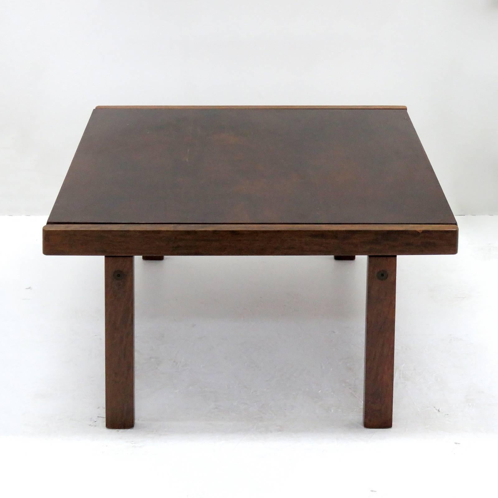 Stained Coffee Table by Torbjørn Afdal for Bruksbo, Norway, 1960 For Sale
