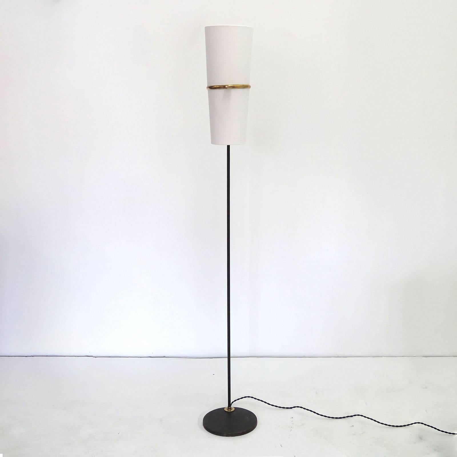 Mid-Century Modern 1950s Floor Lamp by Maison Lunel