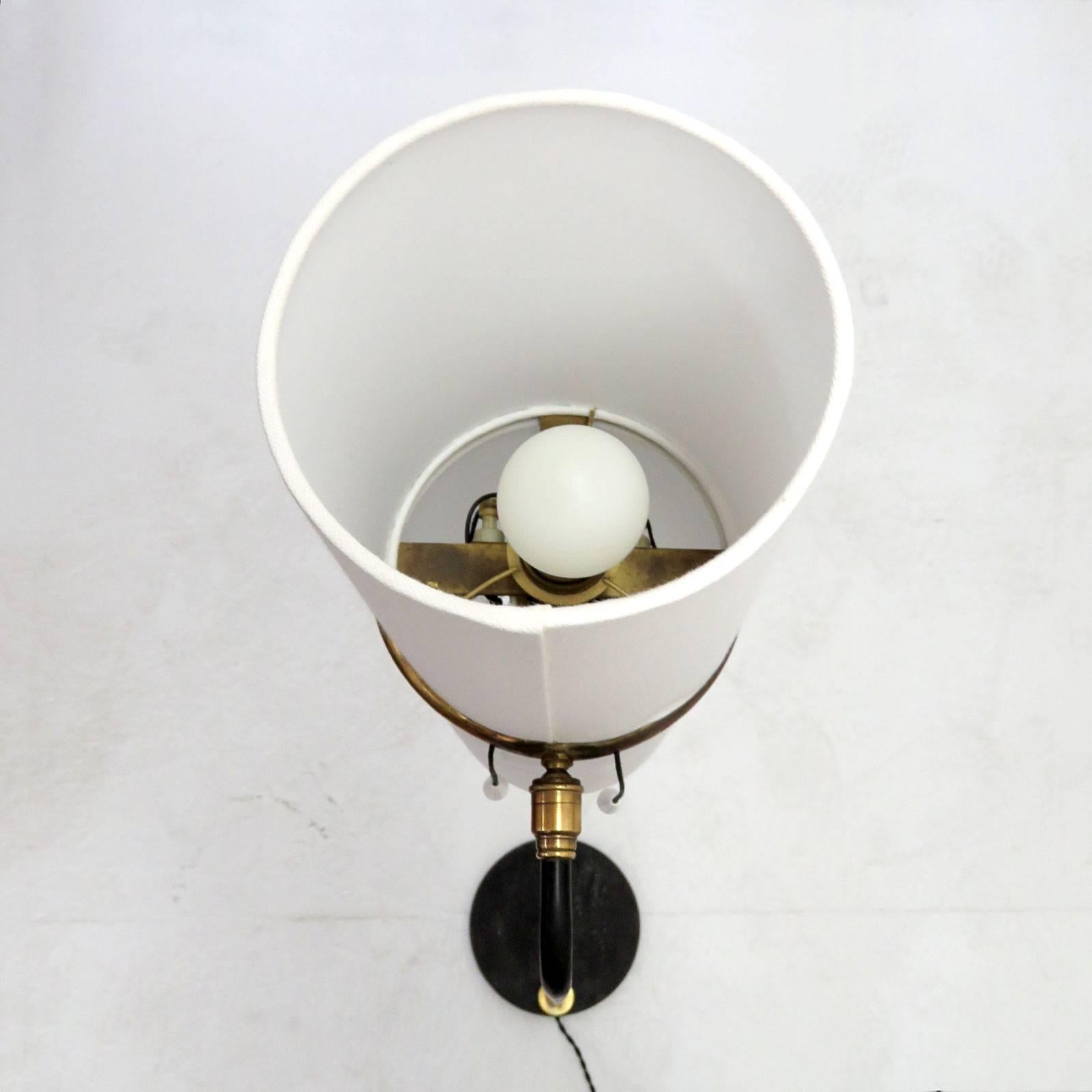 1950s Floor Lamp by Maison Lunel In Excellent Condition In Los Angeles, CA