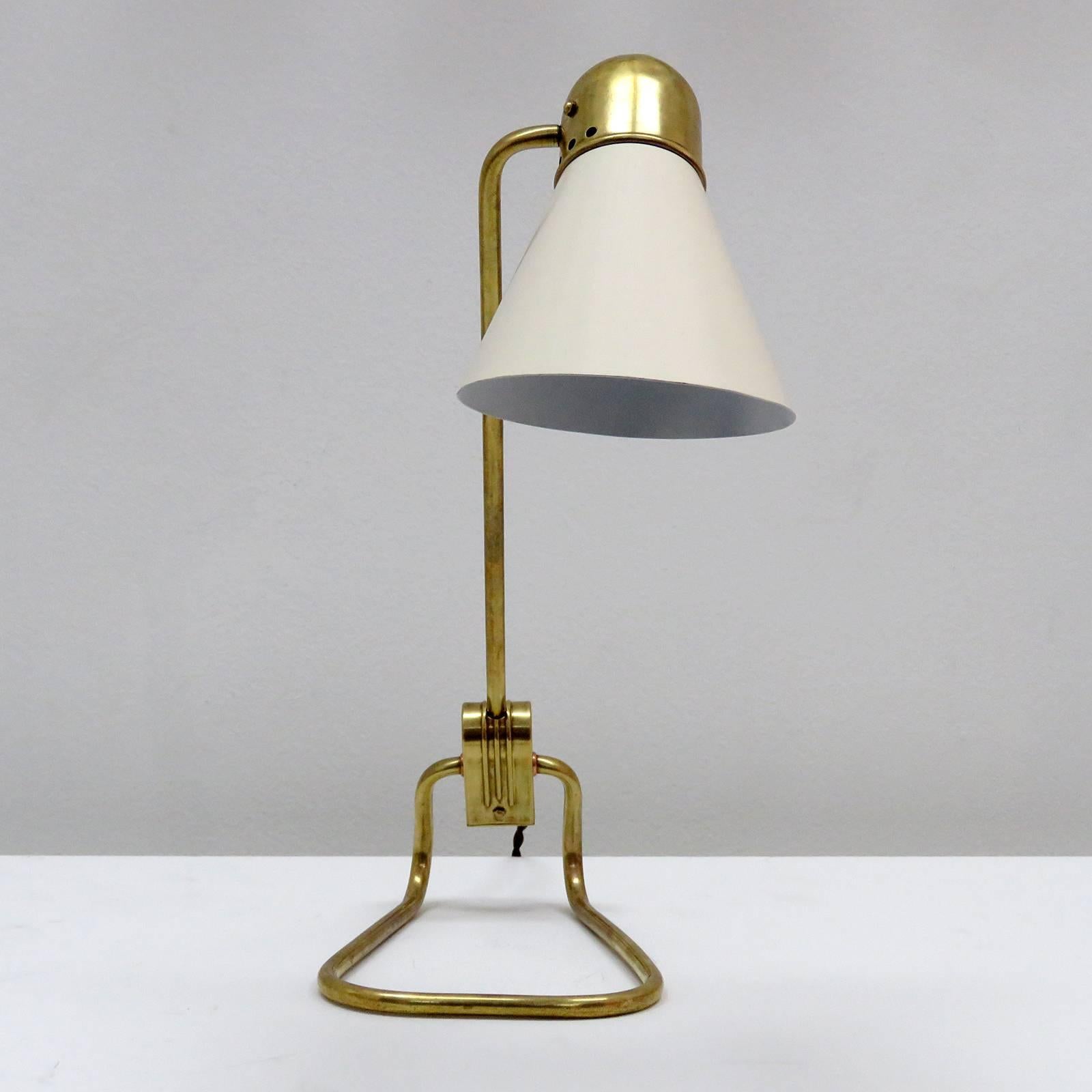 Mid-Century Modern French Table Lamp for Jumo