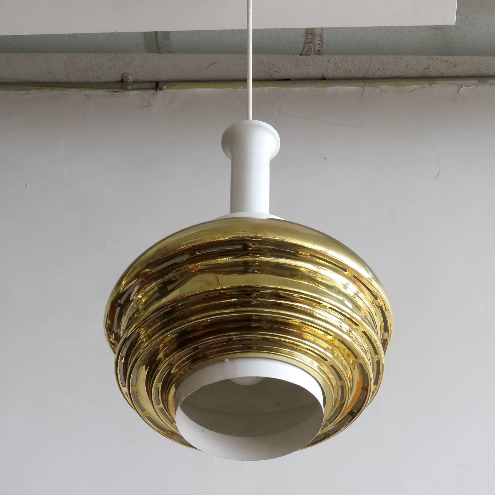 Finnish Alvar Aalto A335 Pendant, Valaistustyö, 1952