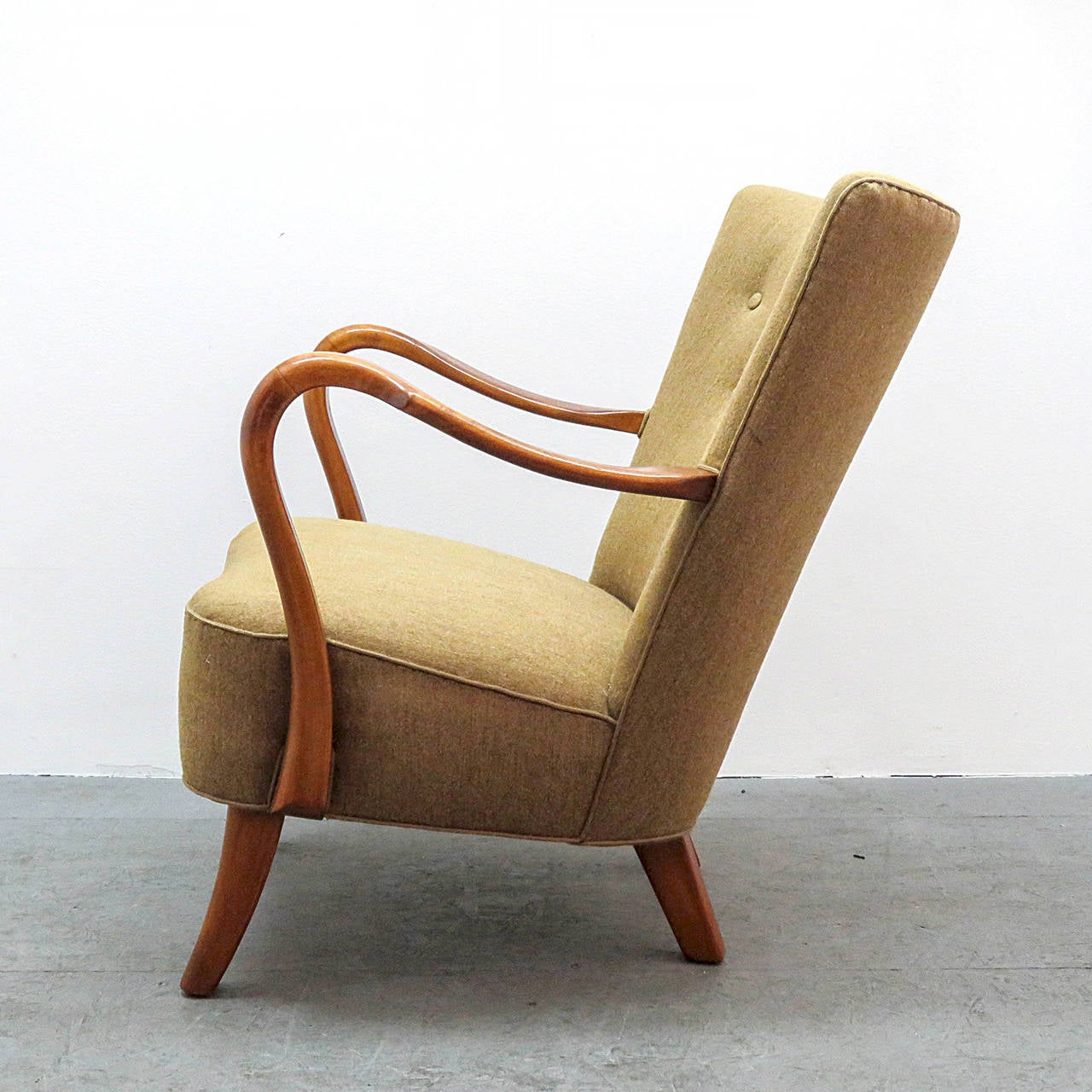 Danish Pair of Alfred Christensen Lounge Chairs, 1940