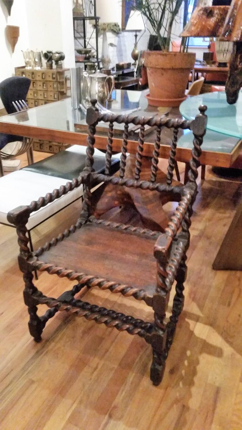 Antique 19th Century Jacobean Armchair For Sale at 1stdibs