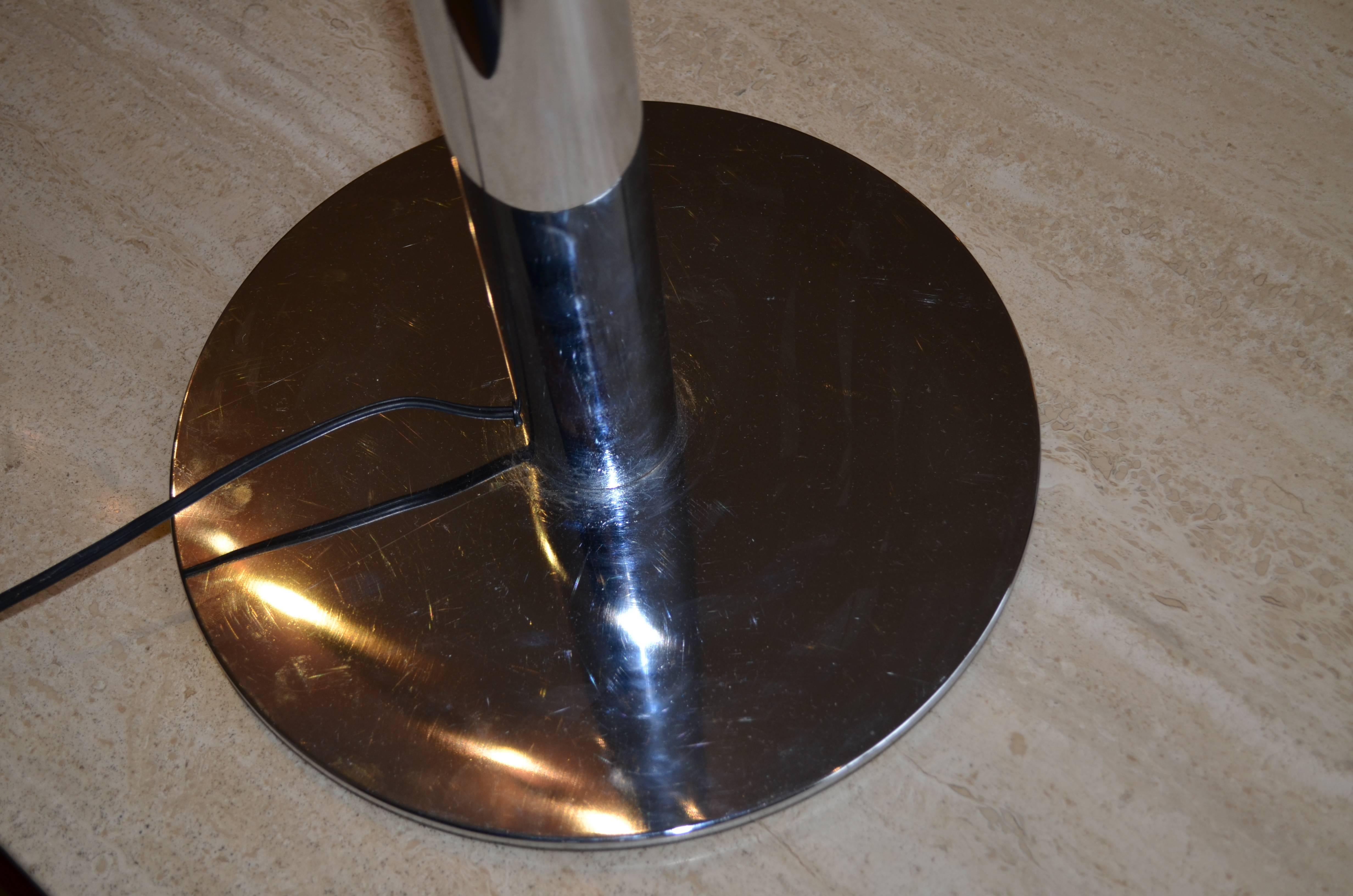 Robert Haussmann Chrome Kristall Floor Lamp 1