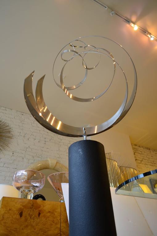 Curtis Jere Chrome Abstract Sculpture For Sale at 1stdibs