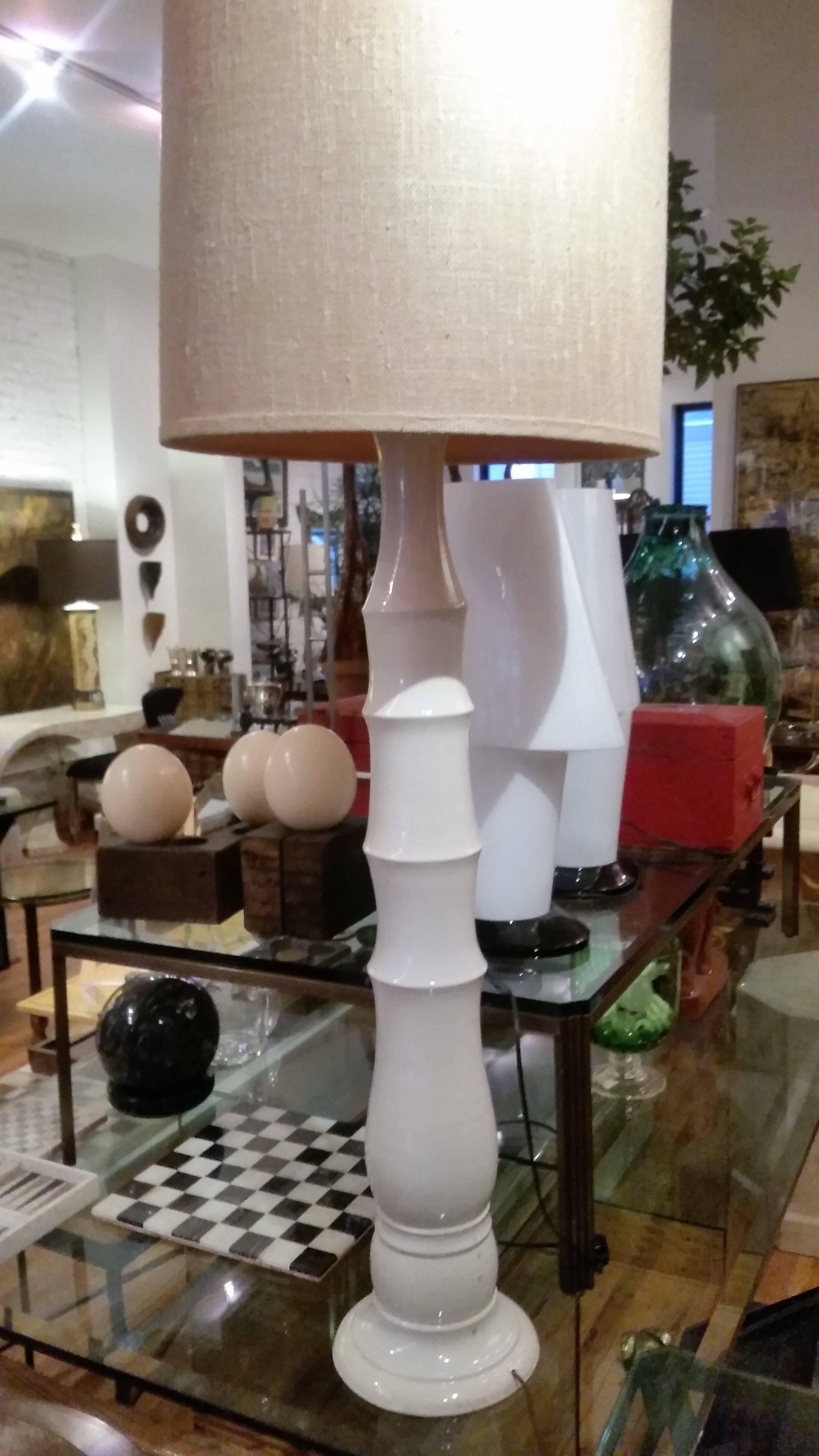 Italian  Ceramic Haegar Floor Lamp by Sebastiano Moglio 1