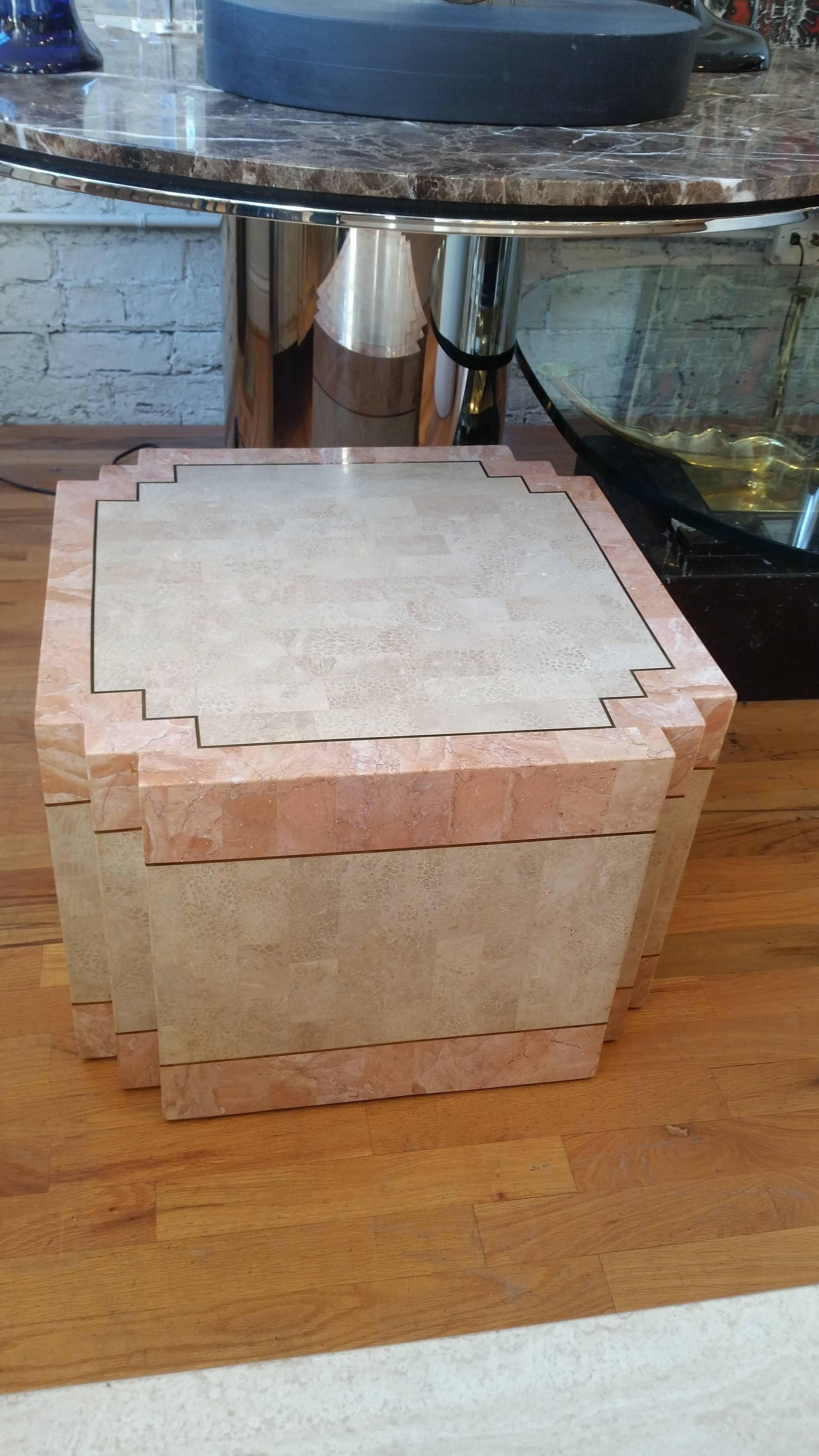 Maitland Smith End or Side Table In Excellent Condition In Chicago, IL
