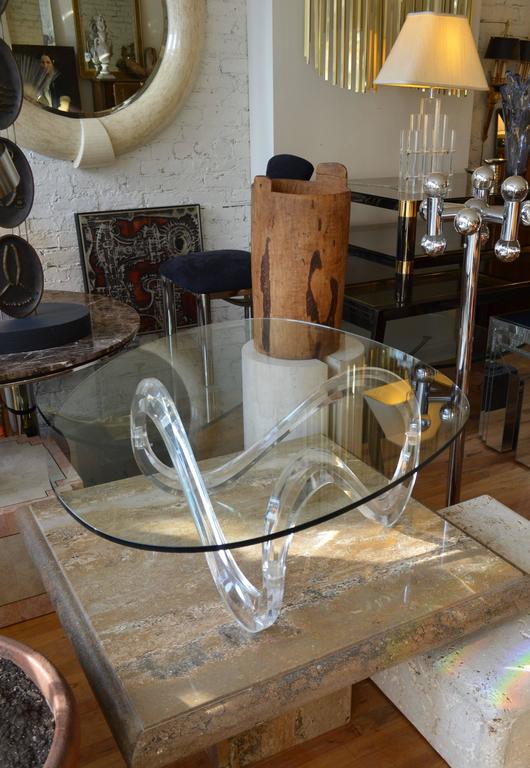 Mid-Century Lucite Ribbon Coffee Table at 1stDibs Mid-Century Lucite Ribbon Coffee Table at 1stDibs