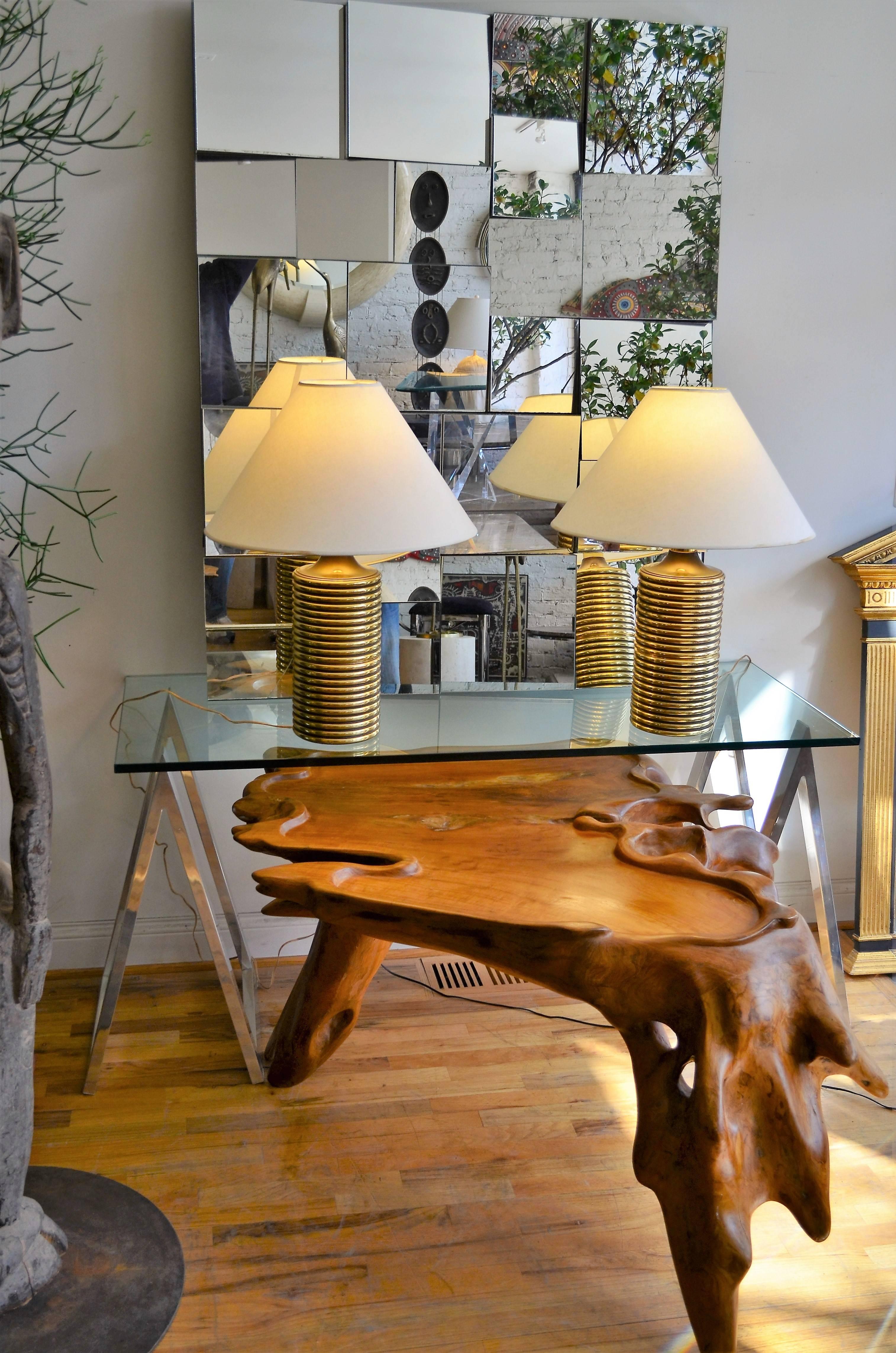 Organic Burl Wood Free Form Table 2