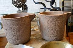 Industrial Pair of Foundry Pots