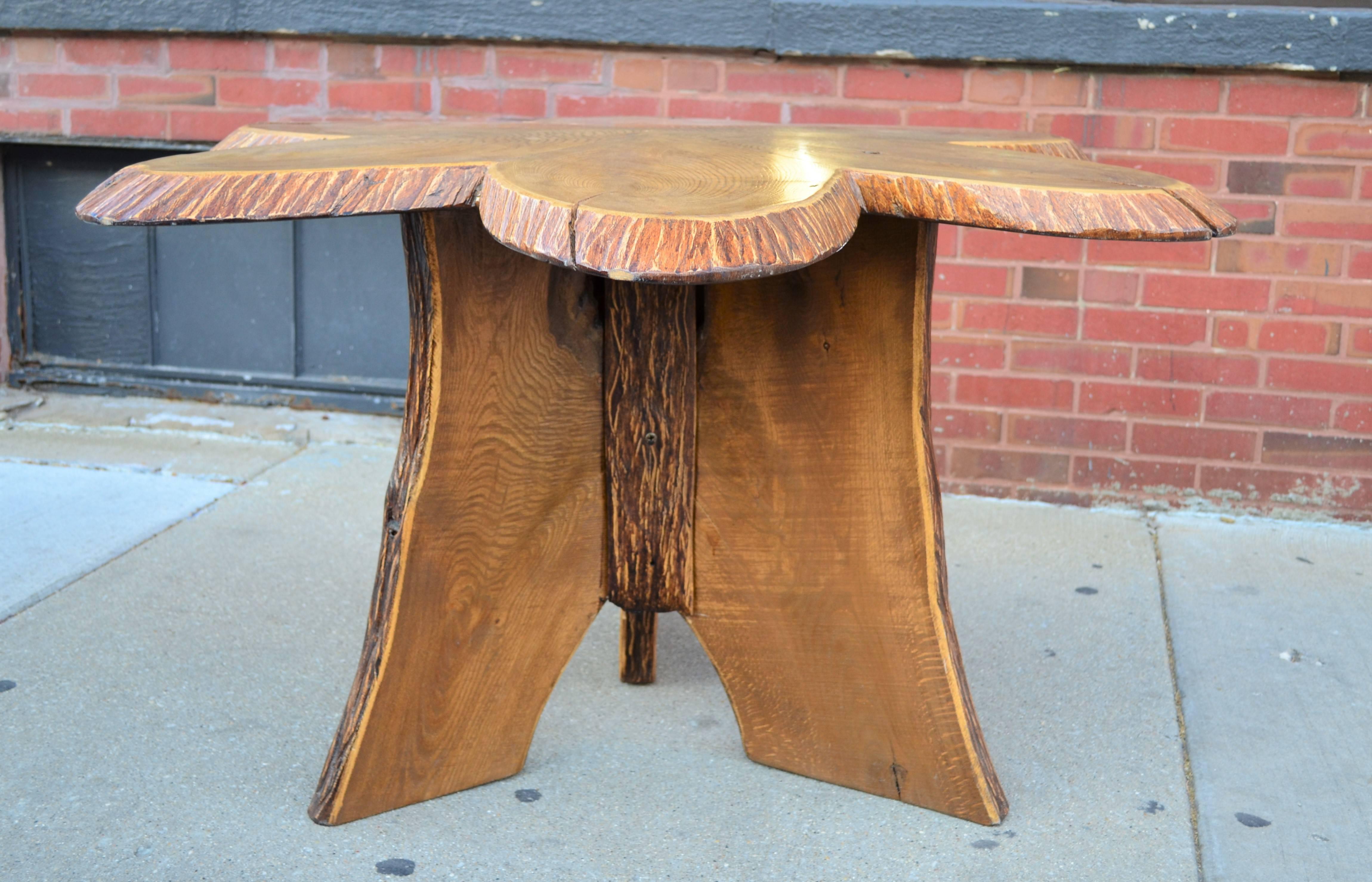 Oak Andirondack Table 2