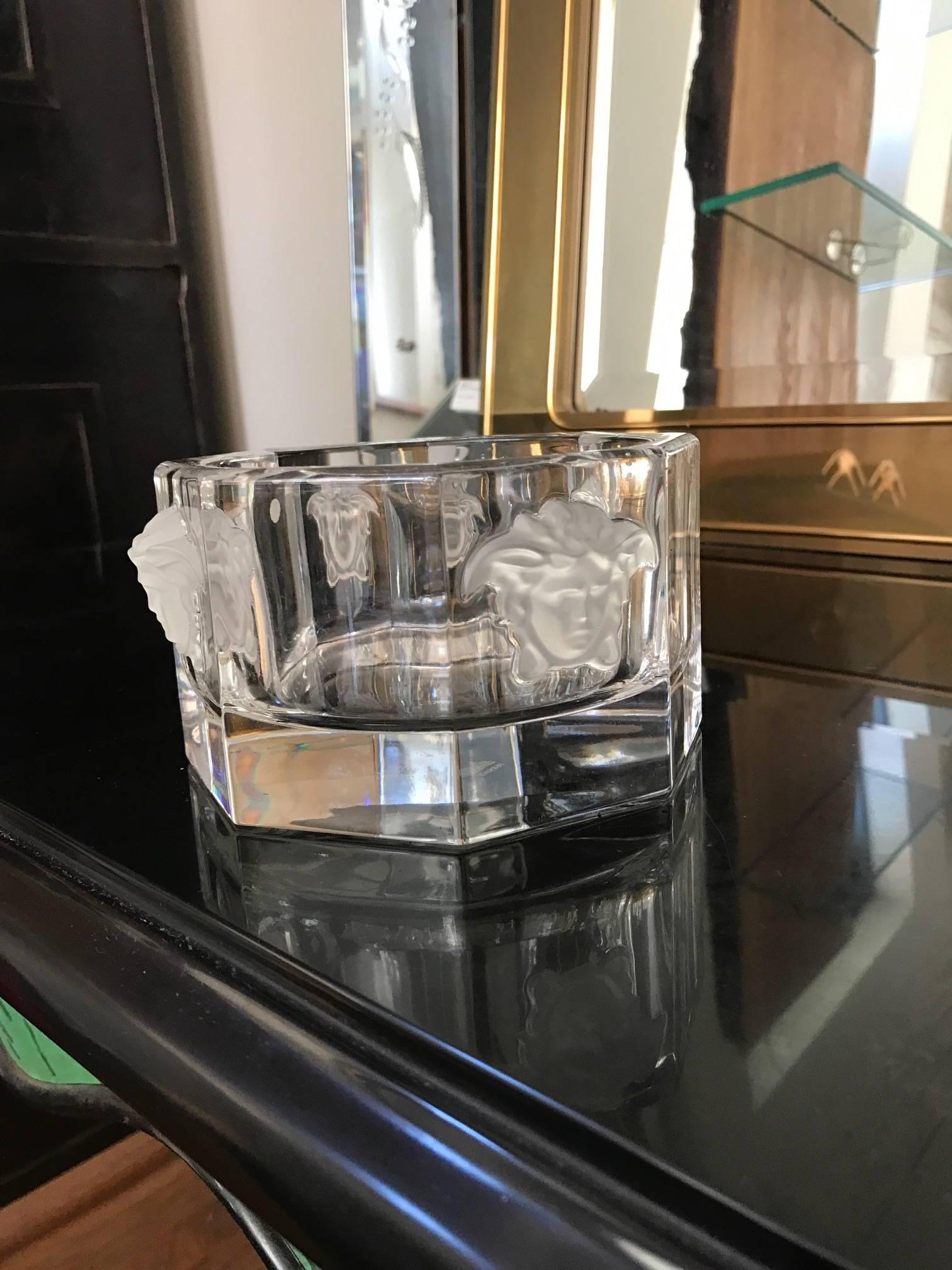 versace glass bowl