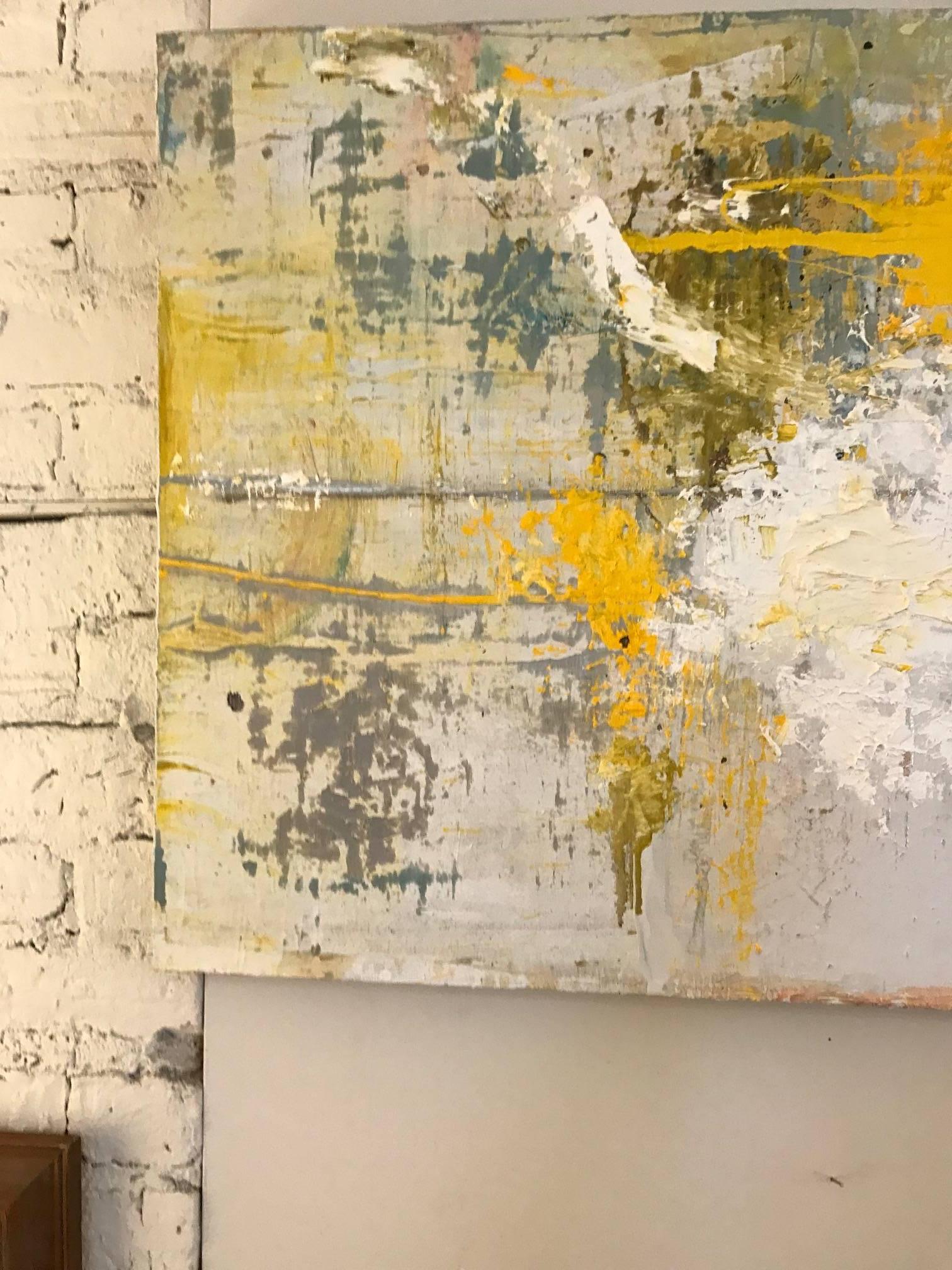 Abstract Oil Painting In Good Condition In Chicago, IL