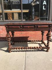 Portuguese Rosewood 18th Century  Library Center Table