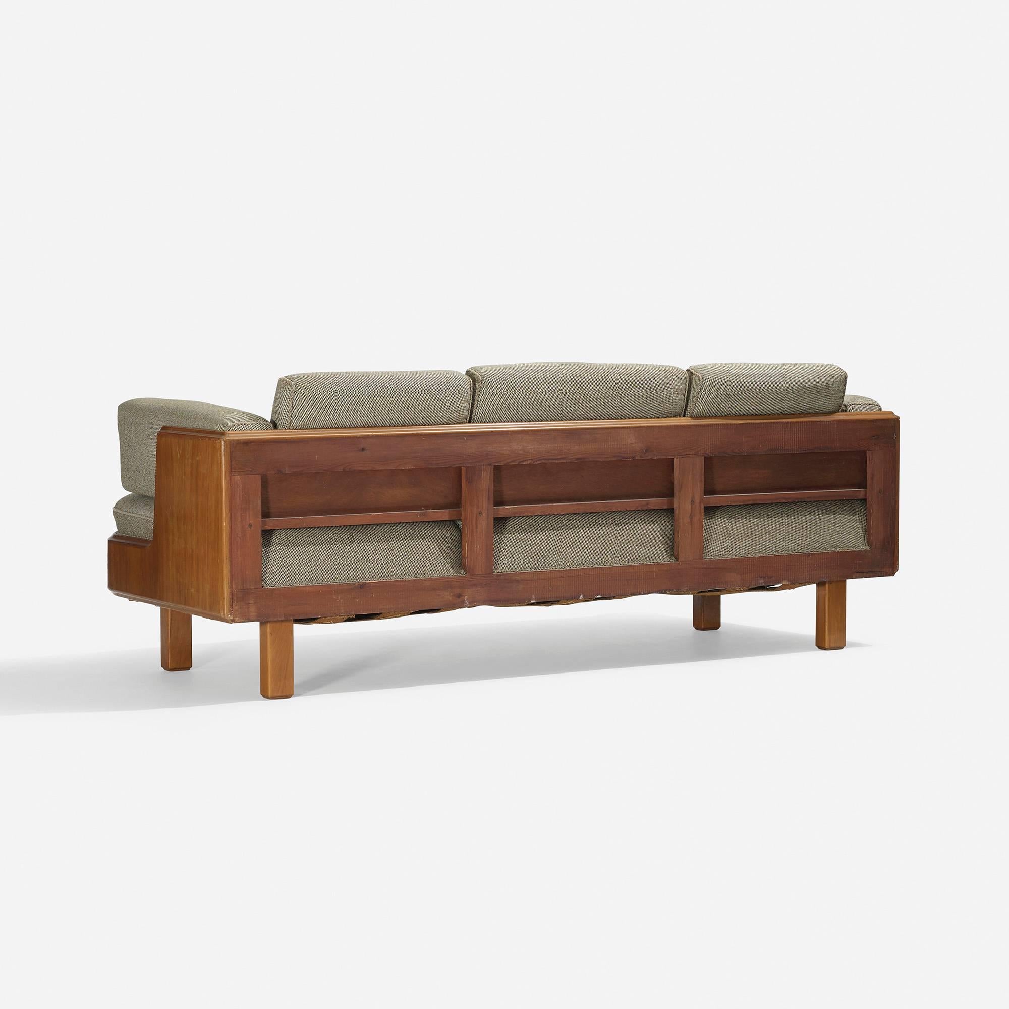 This sofa was custom designed for Schlegel's friend and publisher, Holger Jensen.
