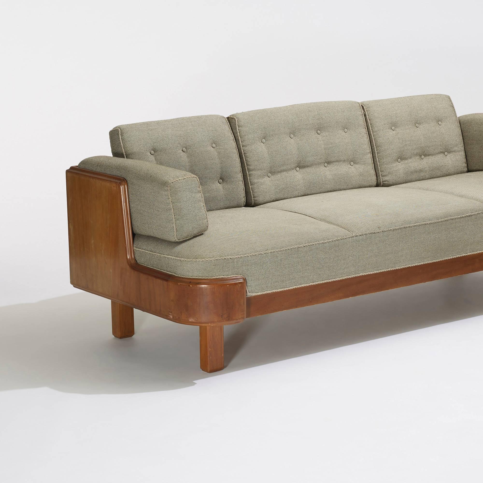 Danish Custom Sofa by Frits Schlegel for Peter Peterson For Sale