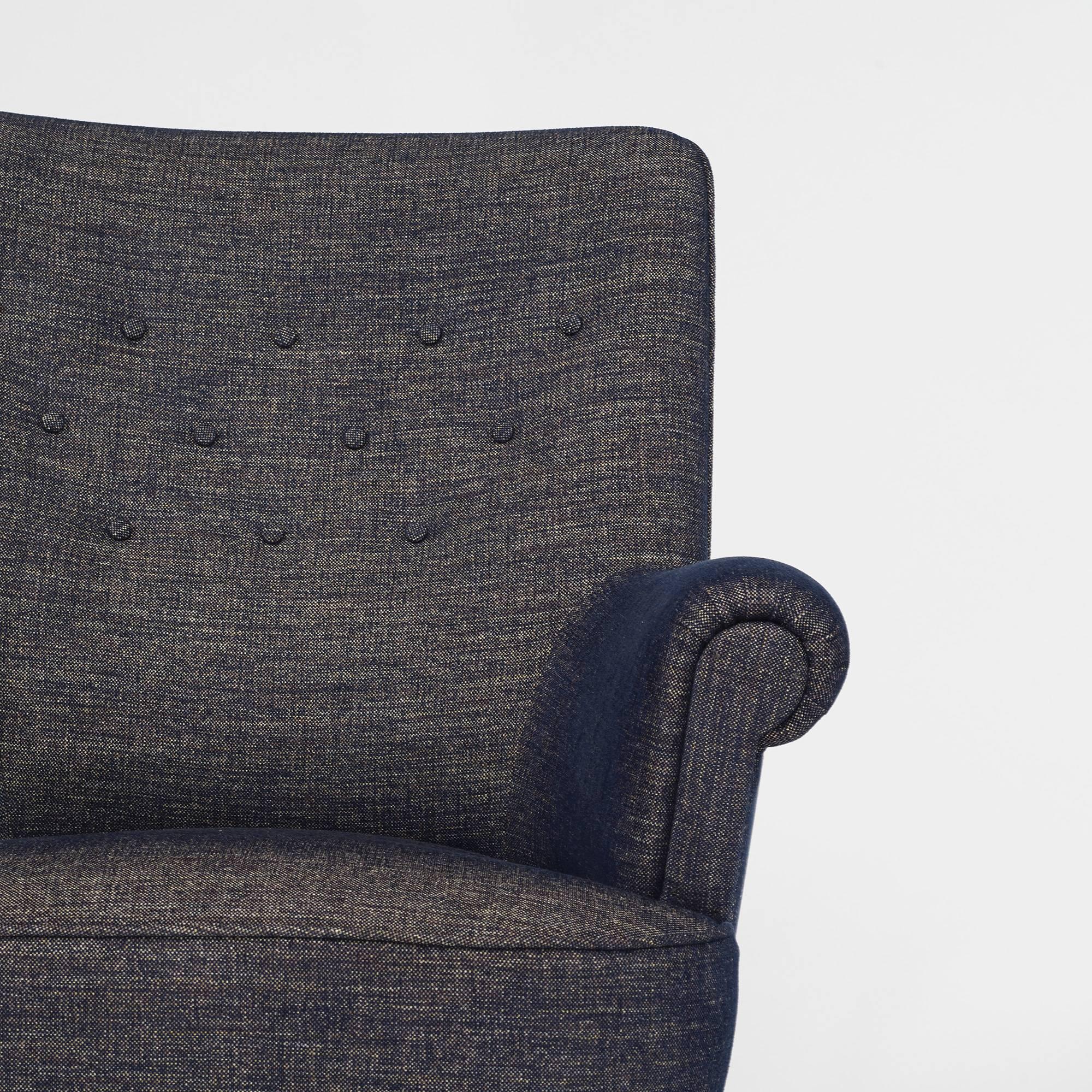 Swedish Pair of Lounge Chairs by Carl Malmsten for O.H. SjöGren