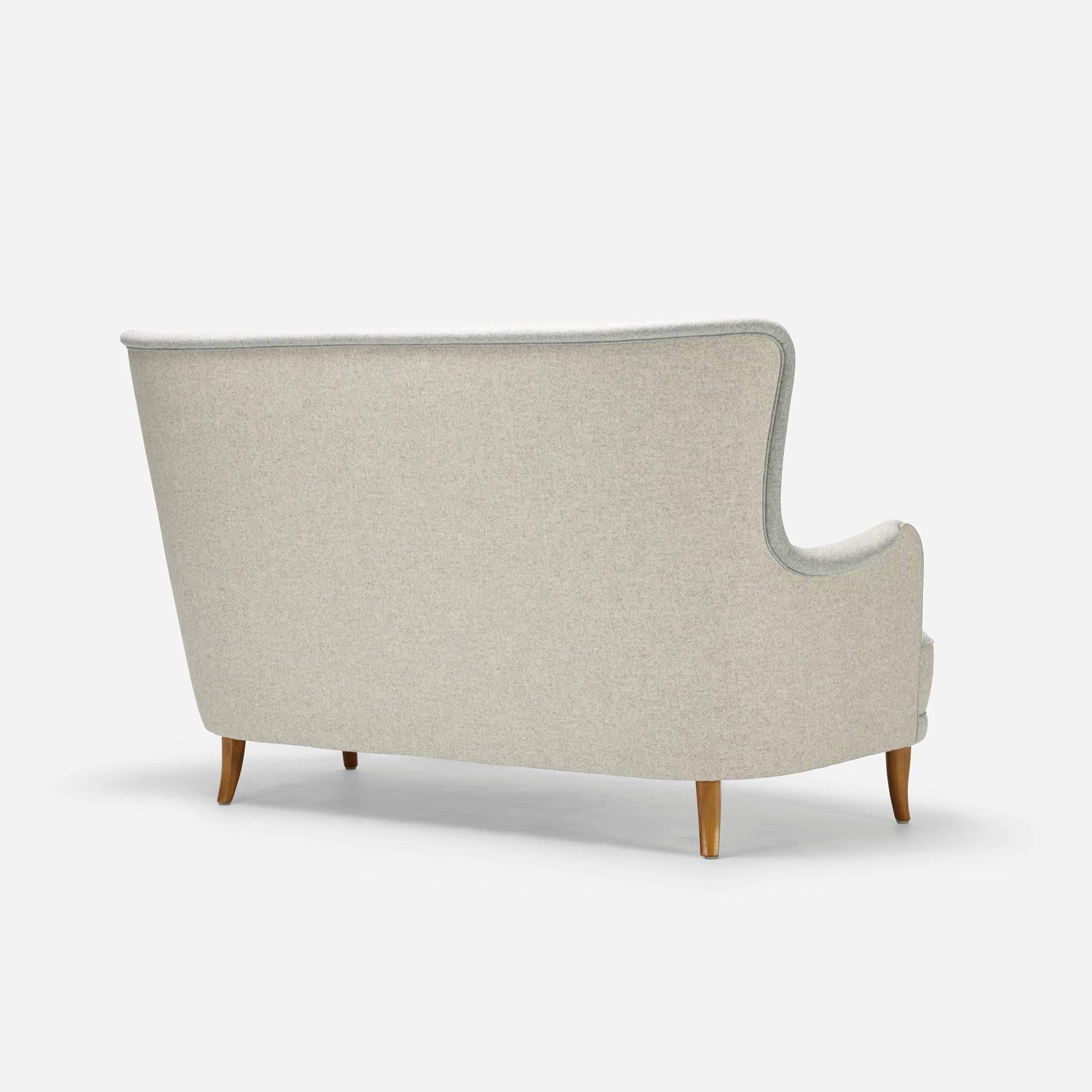 Scandinavian Modern Sofa by Carl Malmsten for O.H. Sjören