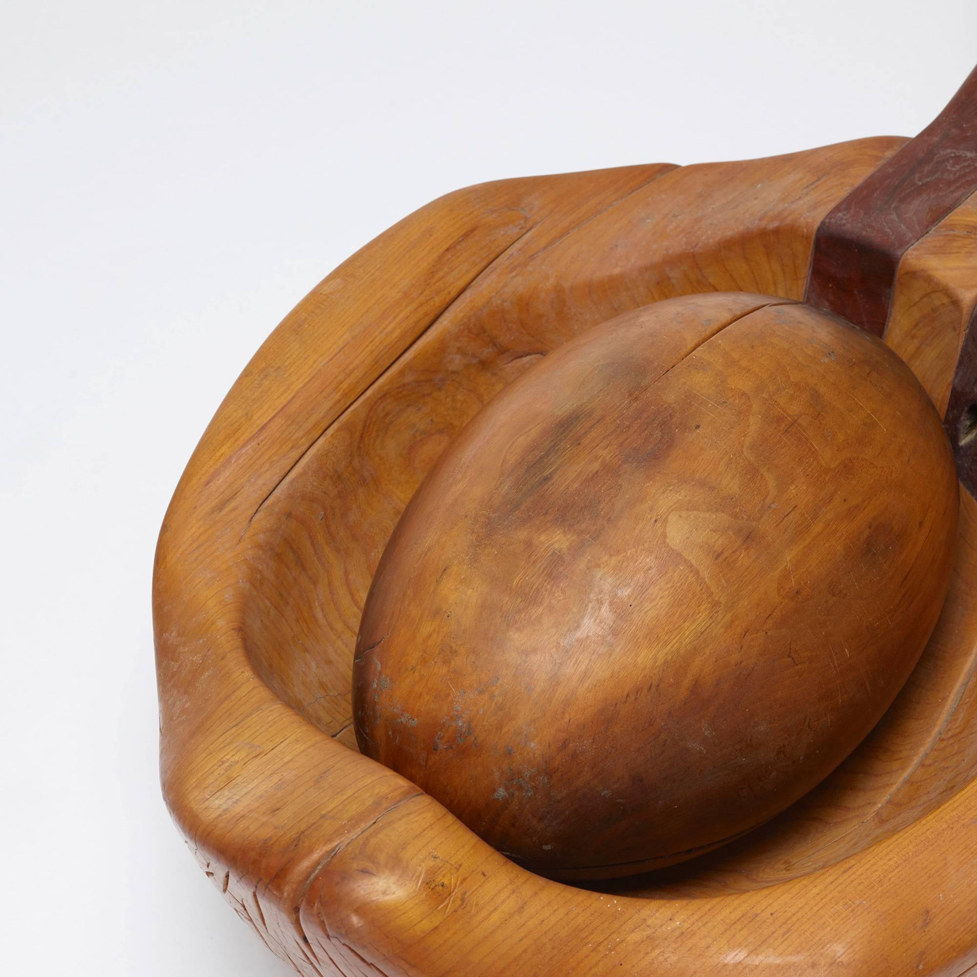 Carved Monumental Walnut by Jon Brooks For Sale