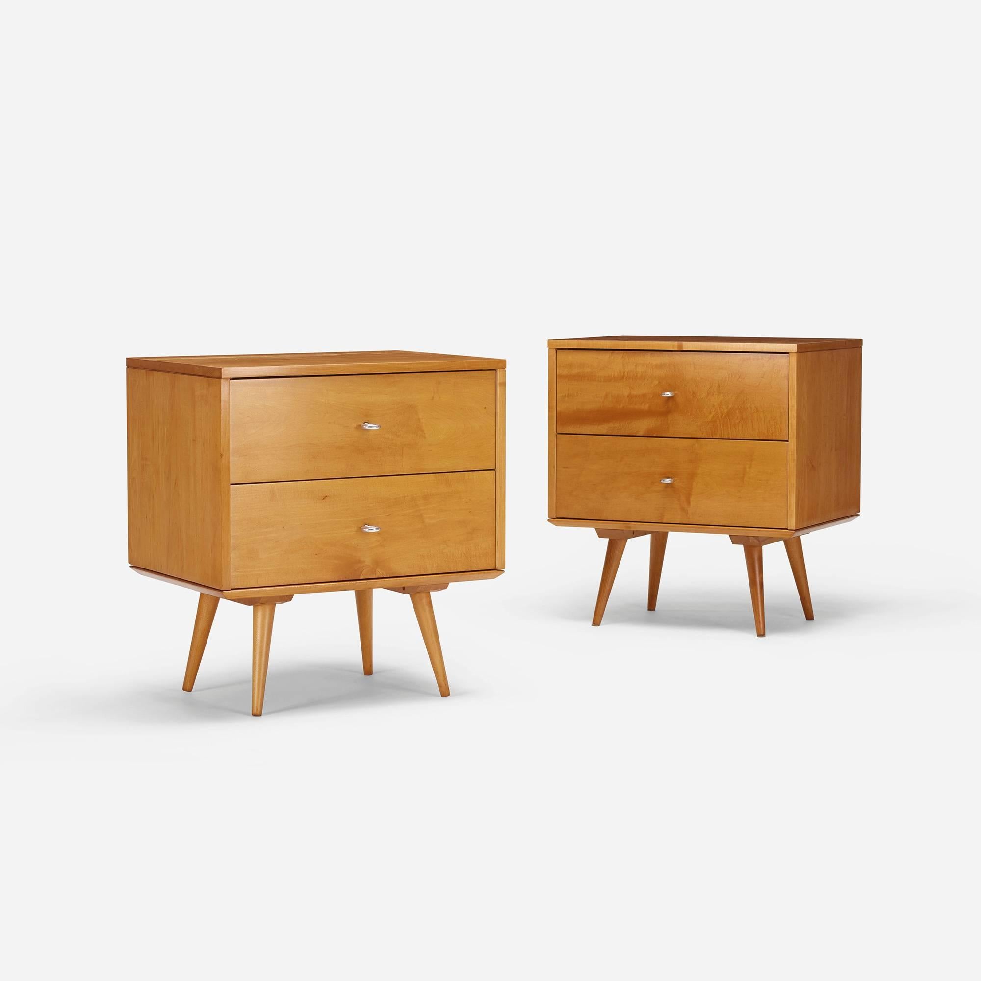 American Planner Group Nightstands by Paul McCobb for Winchendon Furniture Company