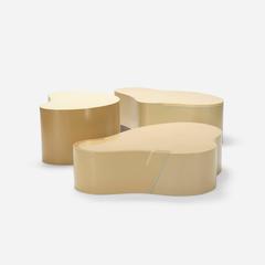 Set of Three Custom Free-Form Tables by Karl Springer for Karl Springer, Ltd
