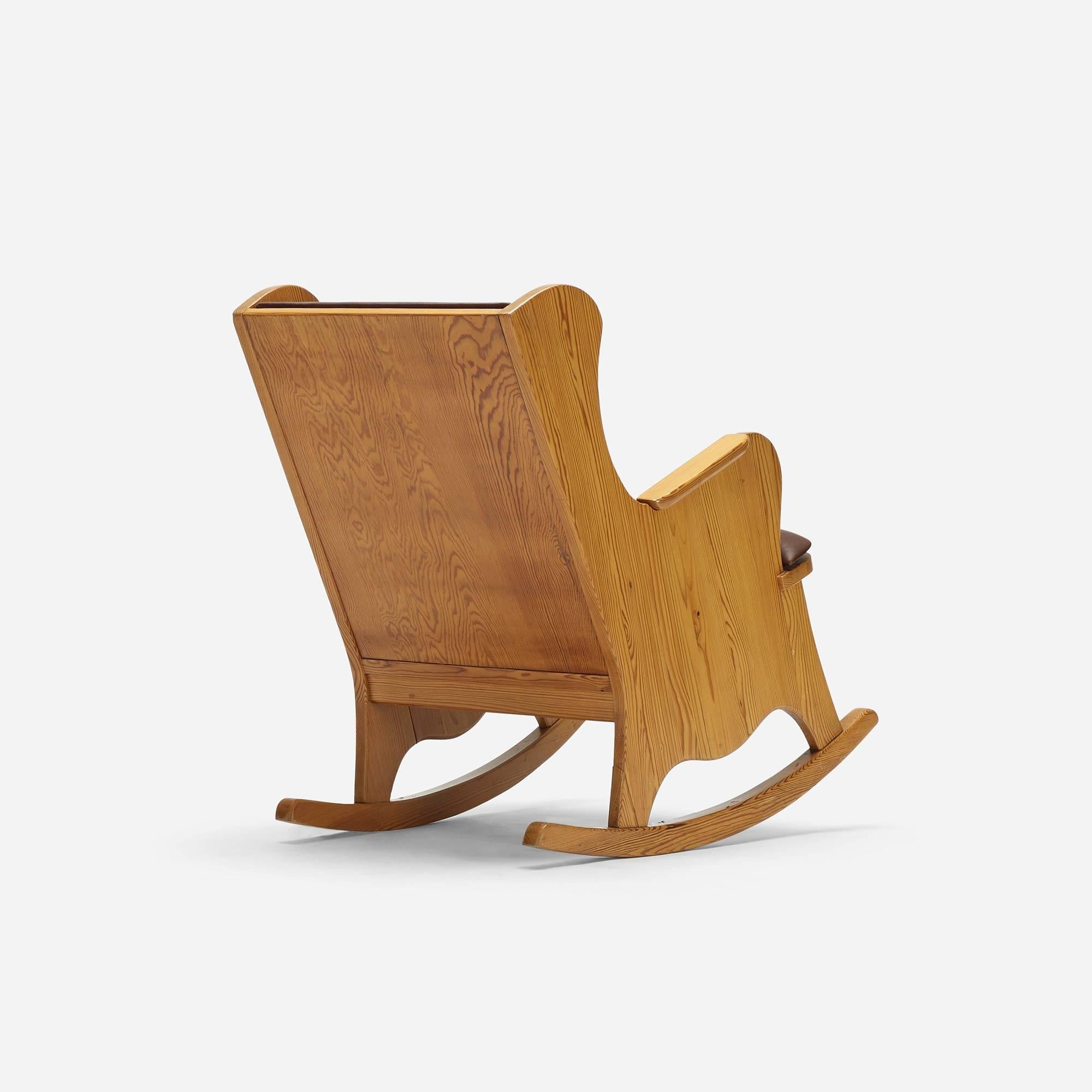 Lovo rocking chair by Alex Einar Hjorth for Nordiska Kompaniets Verkstäder.