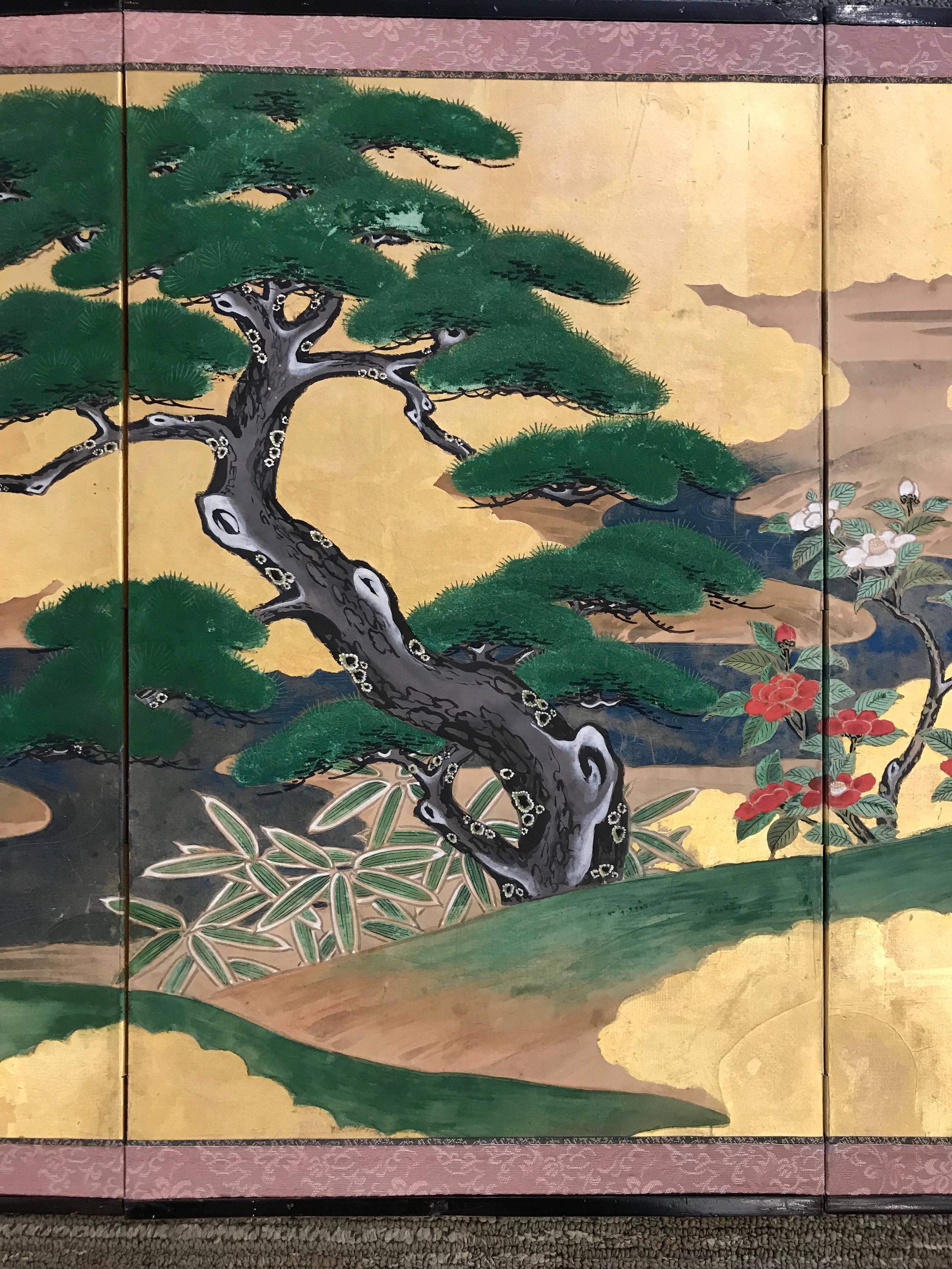 japanese byobu screens antique