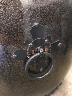 Large Japanese Lacquer Drum