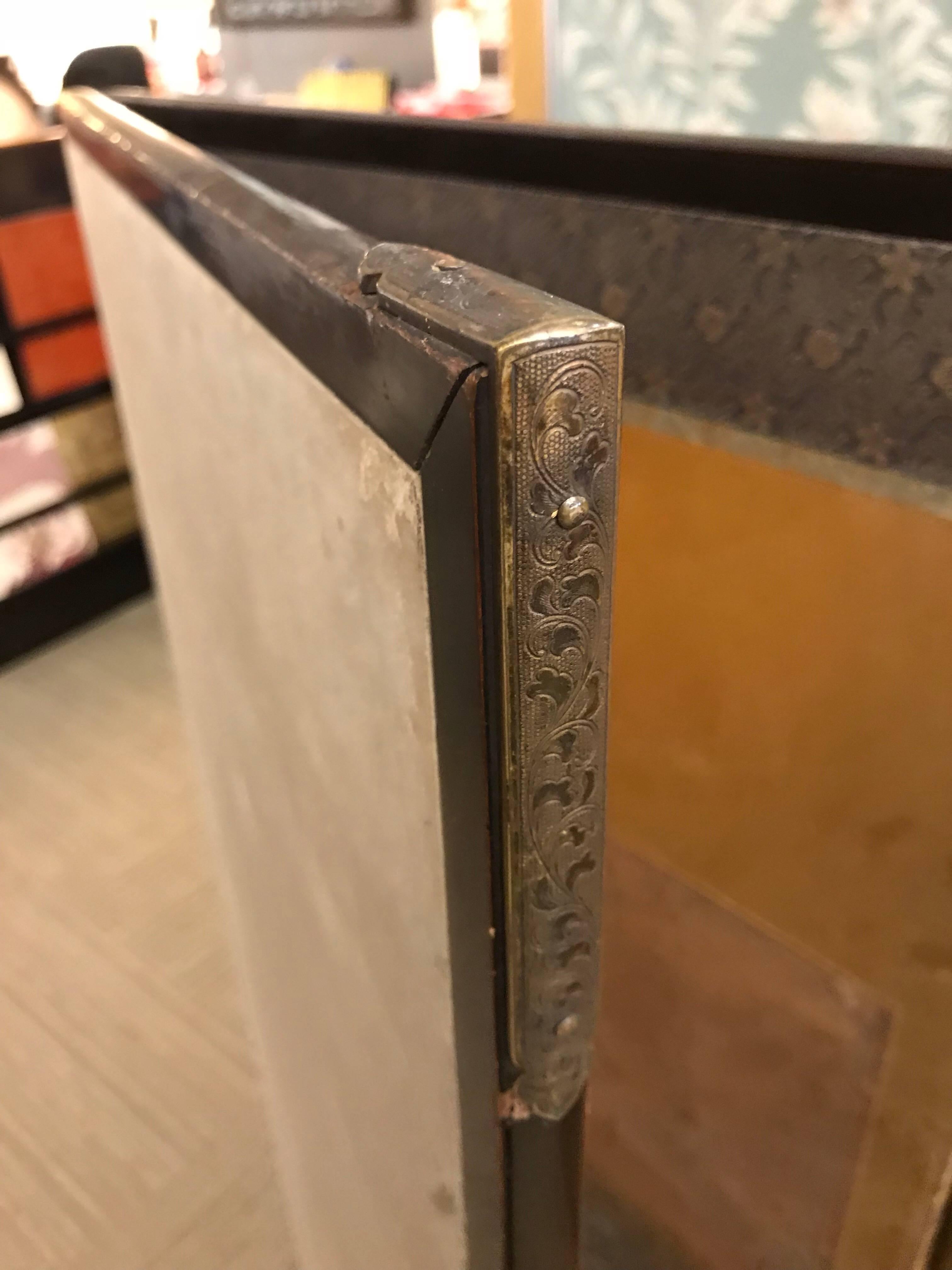 Six-Fold Japanese Screen with Samurai For Sale 3