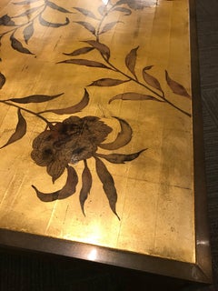 Gold Lacquer Coffee Table by Gracie